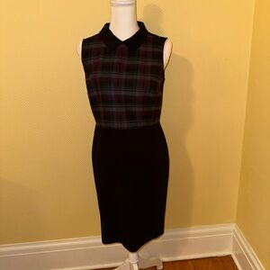 Loft plaid mini dress